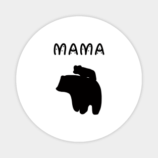 mama bear love mom hand drawn Magnet